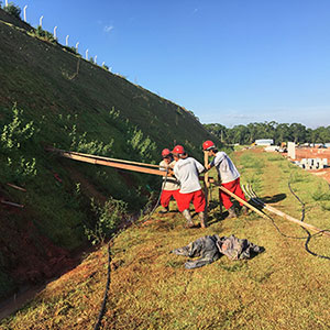 Execução de Drenos Horizontais Profundos